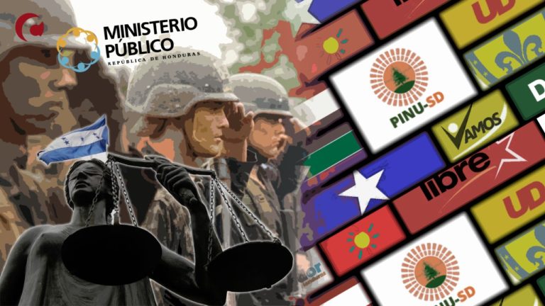 Corte, fiscalía, partidos políticos y FFAA