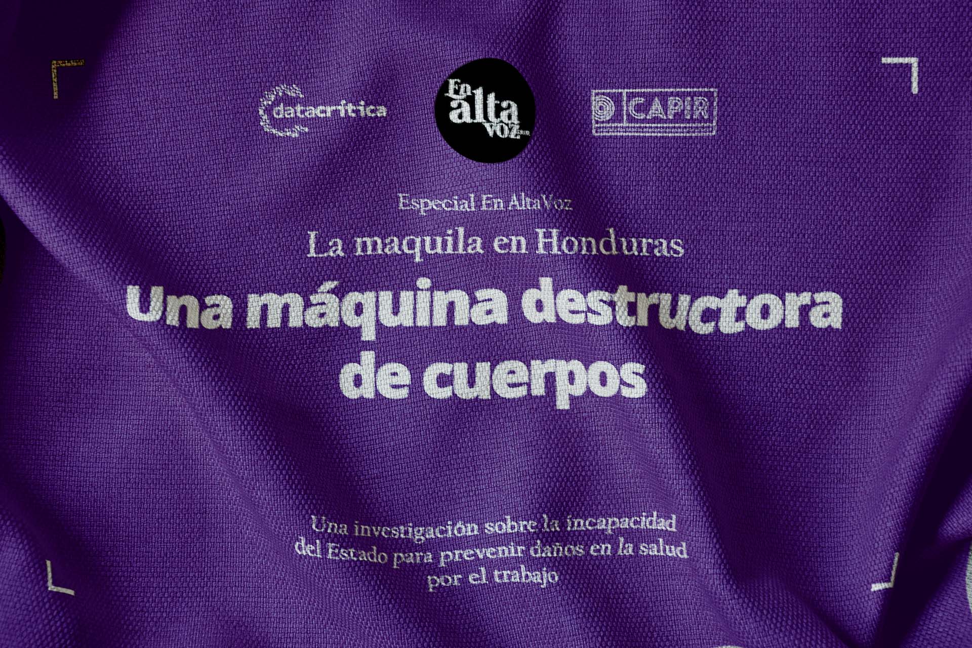 La maquila en Honduras, Una máquina destructora de cuerpos » 