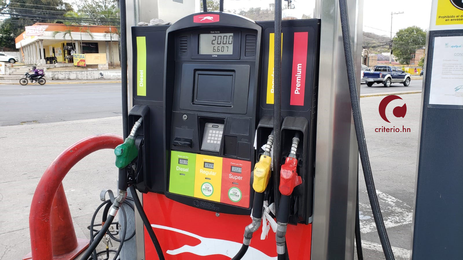 Elevado costo de combustibles Honduras
