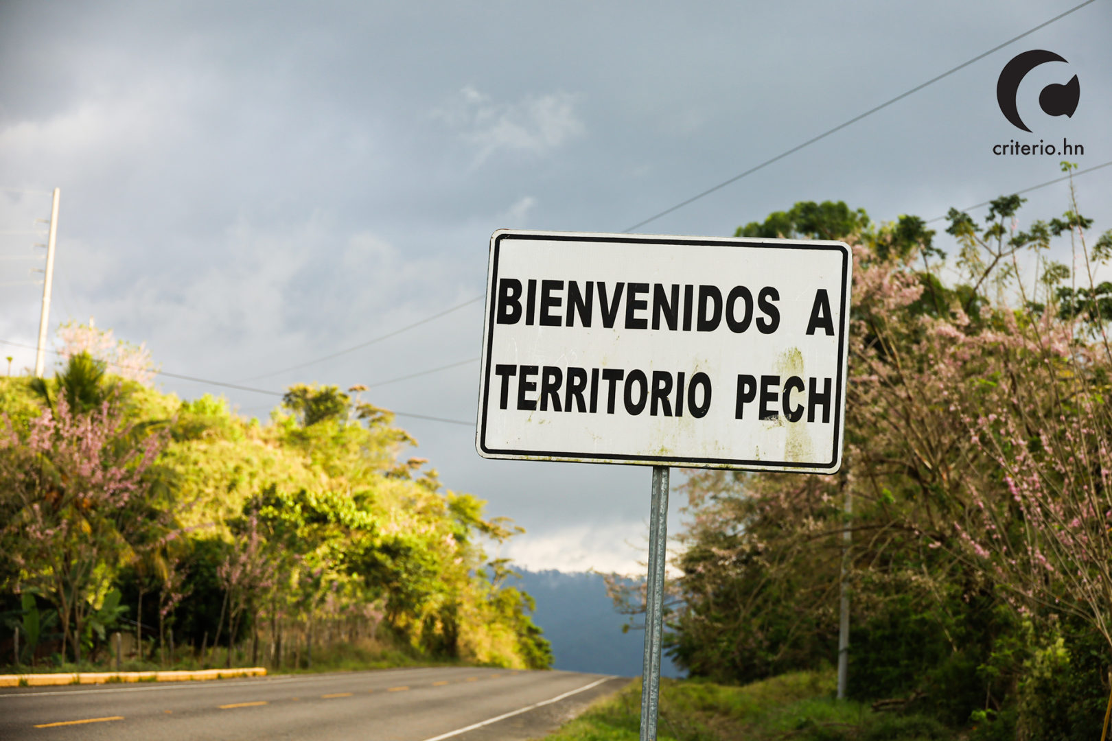 Rotulo de Territorio PECH Honduras