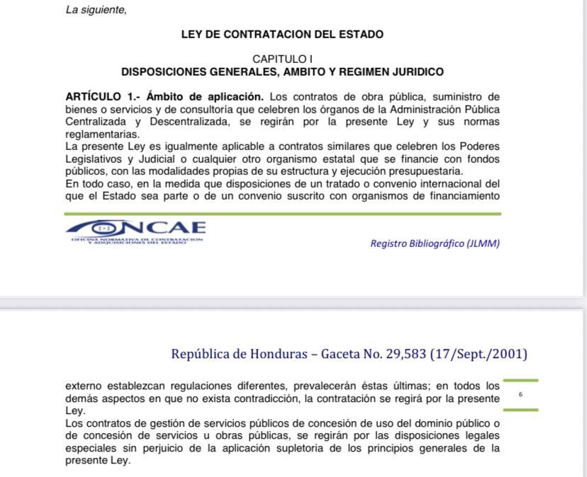 Ley de Contratación del Estado
