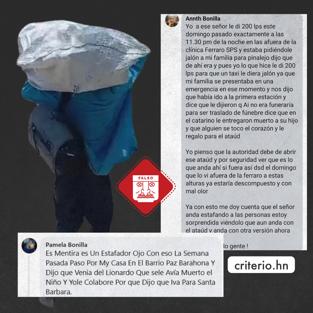 El hombre con el ataúd