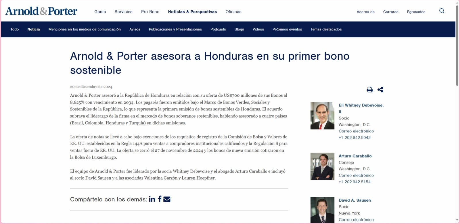 Arnold & Porter,