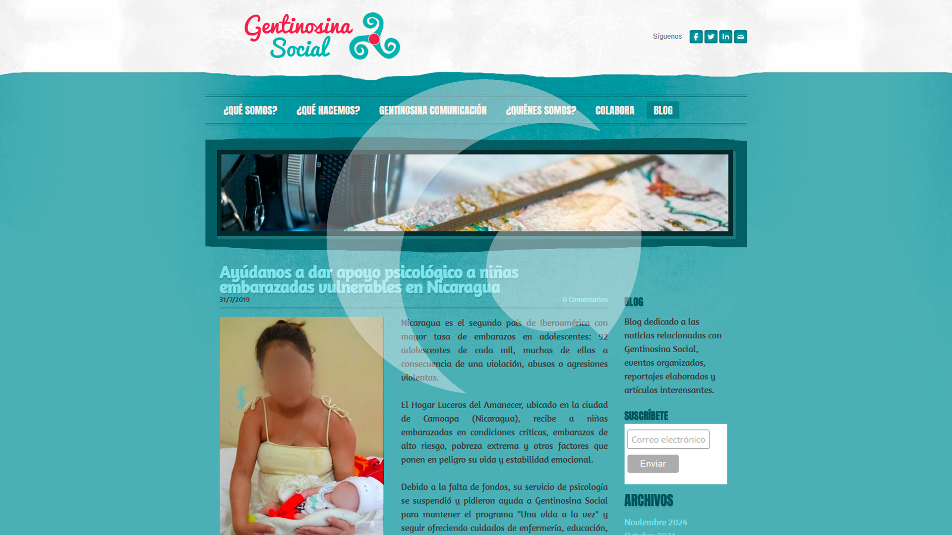 niña embarazada